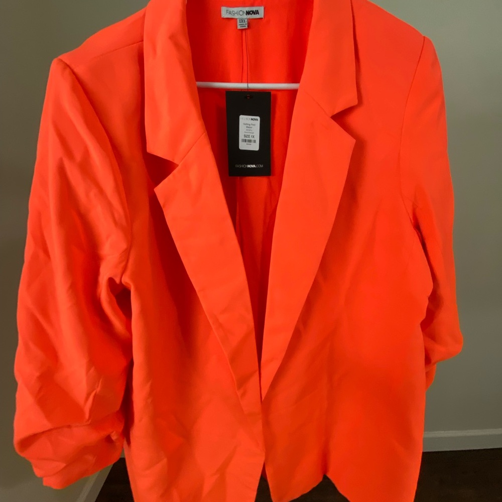 Blazer neon orange